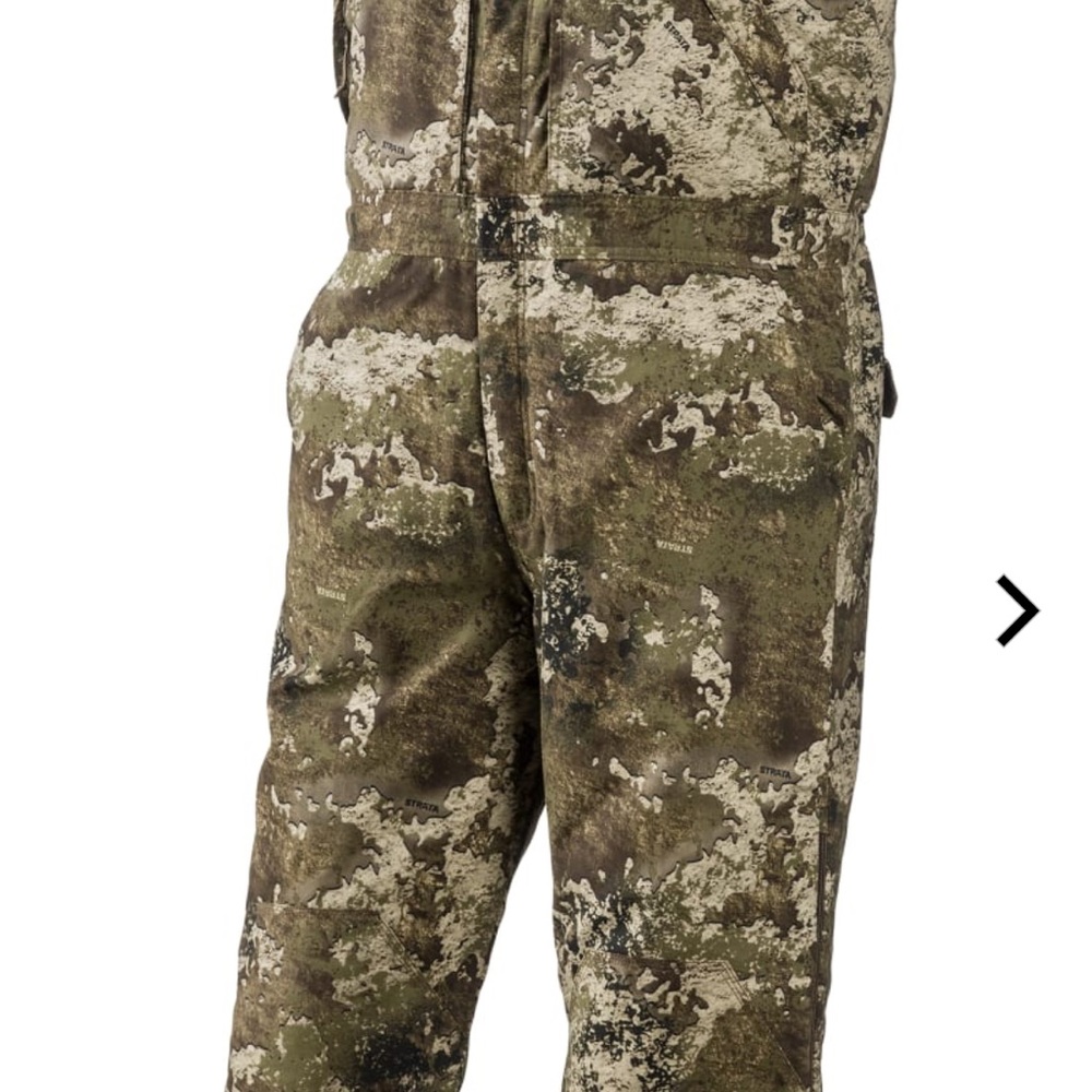 RedHead Green and Brown Cargo Bib Tactical Outdoor Wear - worn once not outdoors